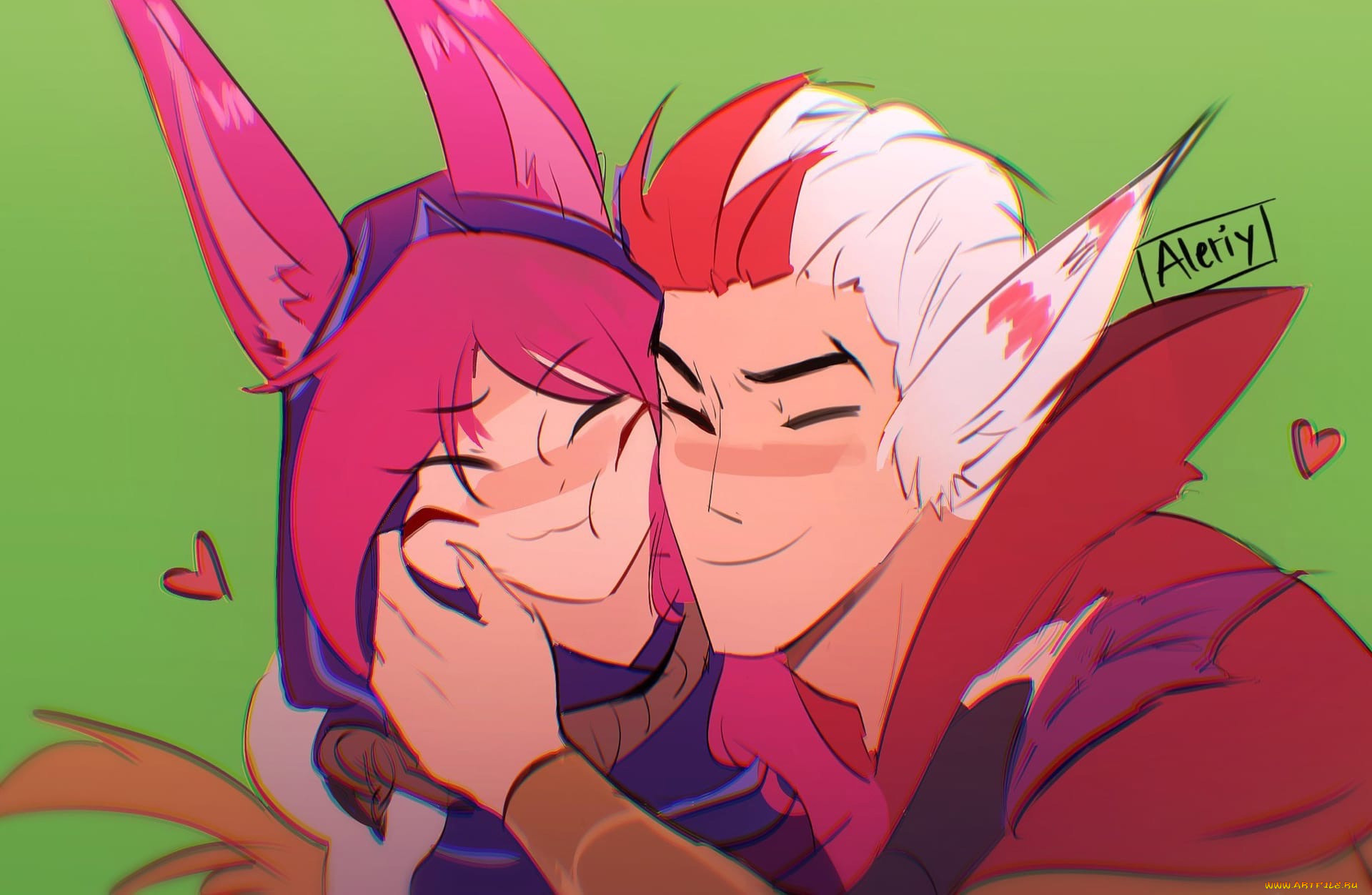  , league of legends, xayah, rakan, 